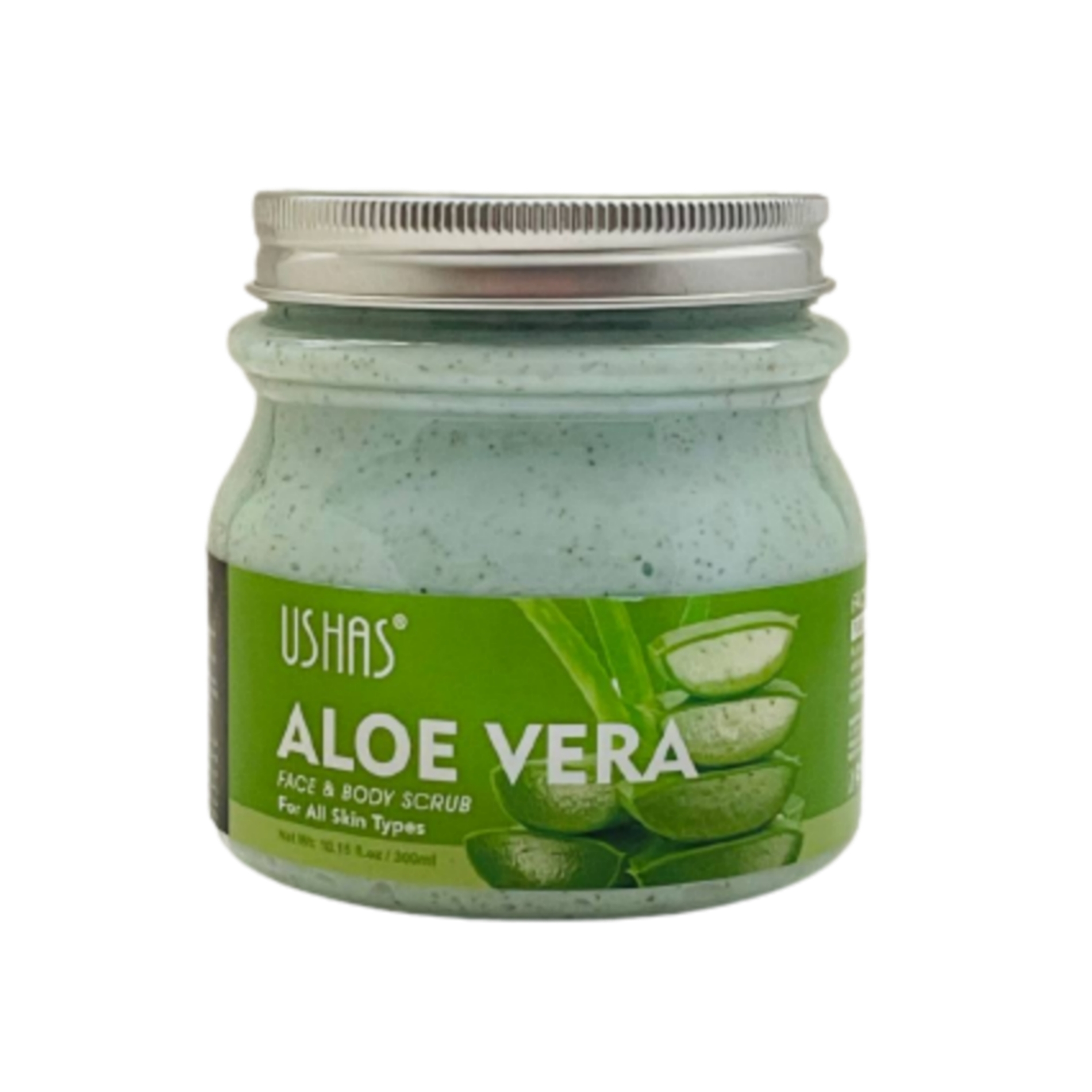 اسکراب لایه بردار پوست یوشاس مدل aloe vera حجم 220 میلی لیتر